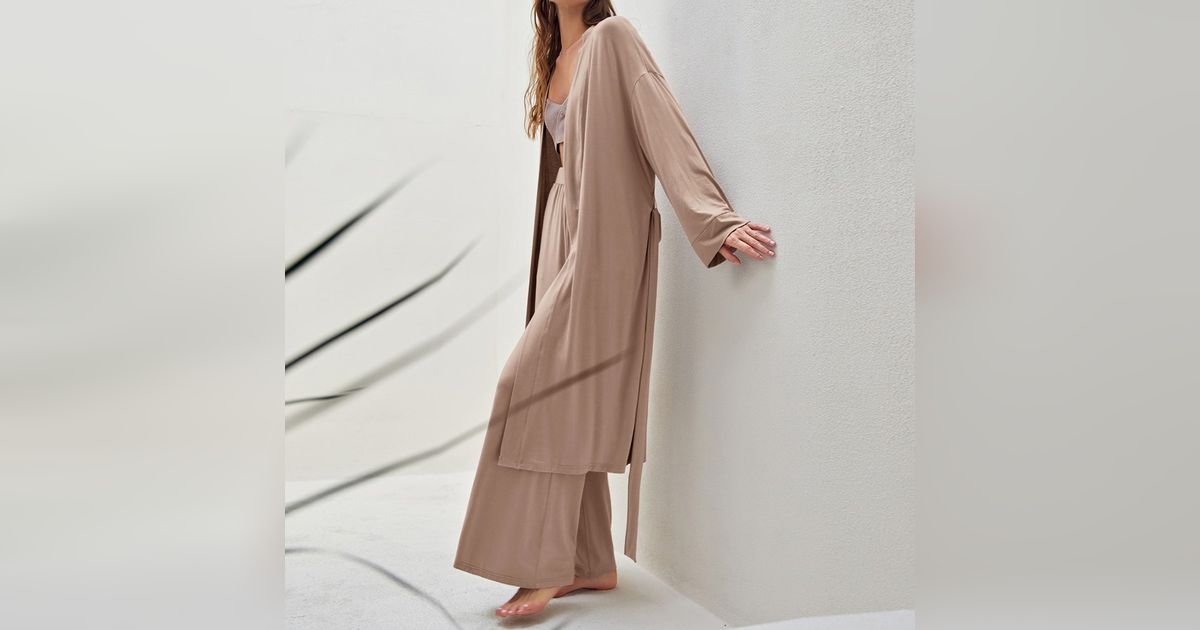 Robe De Chambre SHEIN Nude Modalova