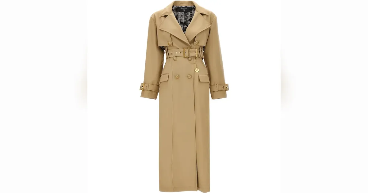 Trench Balmain Luxe Pour Femme Modalova