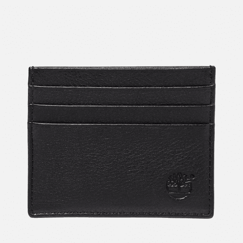 Porte-cartes en cuir de vachette en noir, , noir - Timberland - Modalova