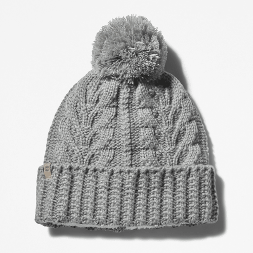 Bonnet premium torsadé à pompon gris clair, , gris clair - Timberland - Modalova