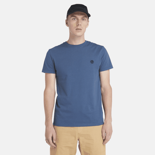 T-shirt à col rond Dunstan River en bleu marine, , bleu marine, Taille: 3XL - Timberland - Modalova