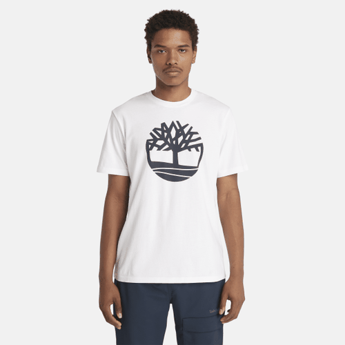 T-shirt Kennebec River à logo en blanc, , blanc, Taille: L - Timberland - Modalova