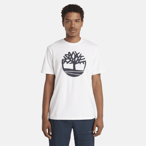 T-shirt Kennebec River Tree à logo en blanc, , blanc, Taille: 3XL - Timberland - Modalova