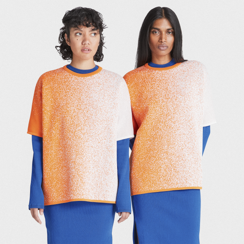 T-shirt en tricot surjet simple Future73 x Suzanne Oude Hengel en orange, , orange, Taille: L - Timberland - Modalova
