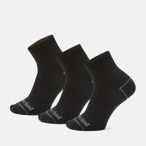 Lot de 3 paires de socquettes unisexes Bowden en noir, noir, Taille: L - Timberland - Modalova