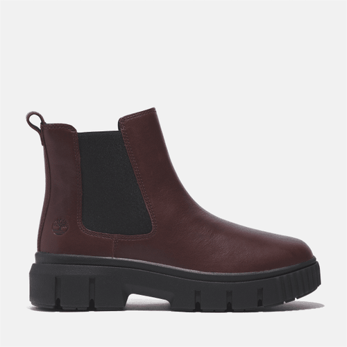 Bottine mi-hautes Chelsea Field en rouge foncé, , rouge, Taille: 36 - Timberland - Modalova