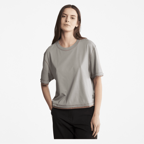 T-shirt en coton Supima anti-odeurs en gris, , gris, Taille: L - Timberland - Modalova