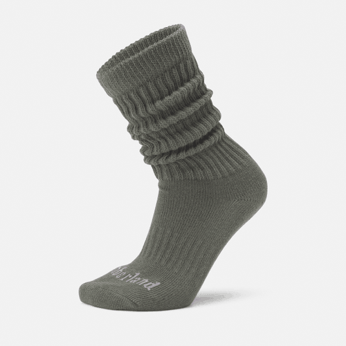 Chaussettes épaisses extra-longues et tombantes en vert, , vert, Taille: L - Timberland - Modalova