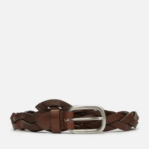 Ceinture en cuir tressé de 25 mm en marron, , marron, Taille: L - Timberland - Modalova