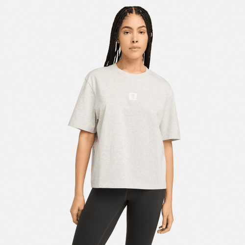 T-shirt à logo et manches courtes Stack en gris clair, , gris, Taille: 3XL - Timberland - Modalova