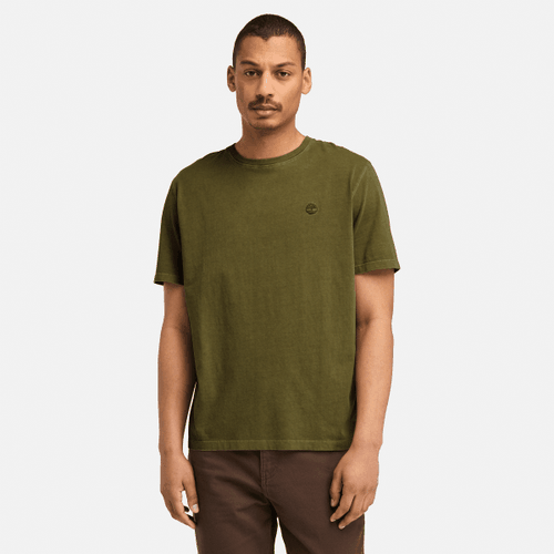 T-shirt à manches courtes Dunstan River teint en pièce en vert, , vert, Taille: 3XL - Timberland - Modalova