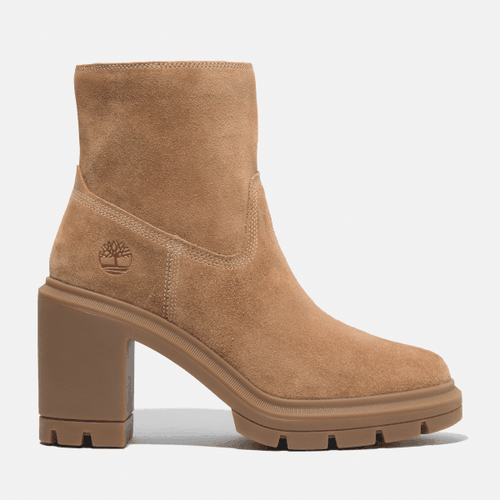 Bottines mi-hautes zippées Allington Height en daim marron clair, , orange, Taille: 36 - Timberland - Modalova