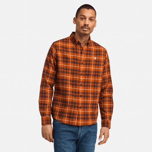 Chemise à carreaux à technologie Solucell Air en orange, , orange, Taille: 3XL - Timberland - Modalova