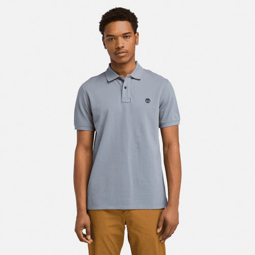 Polo en piqué à manches courtes Millers River en gris, , gris, Taille: 3XL - Timberland - Modalova