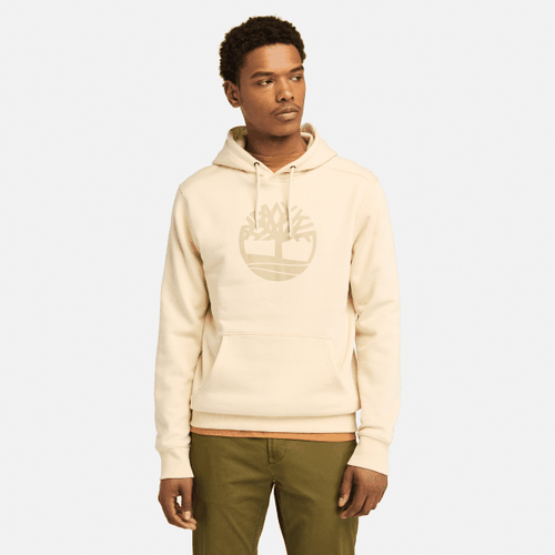 Sweat à capuche à logo arbre Kennebec River en beige, , beige, Taille: 3XL - Timberland - Modalova