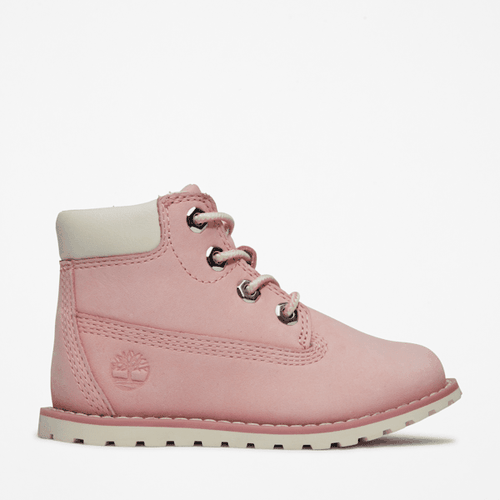 Bottines zippées à col duveteux Pokey Pine pour tout-petit en rose, rose, Taille: 21 - Timberland - Modalova