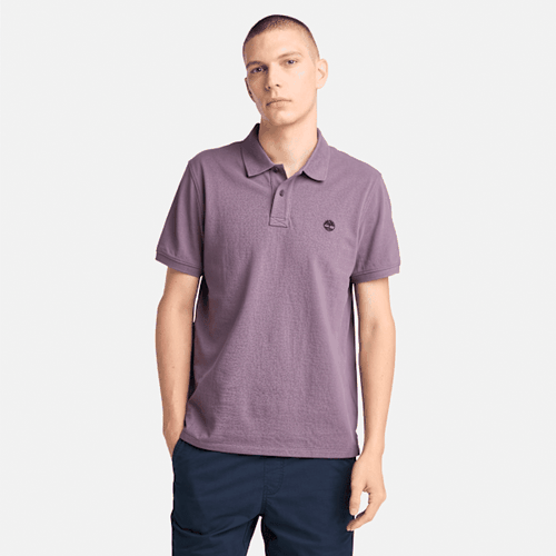 Polo en piqué Millers River en violet, , violet, Taille: 3XL - Timberland - Modalova