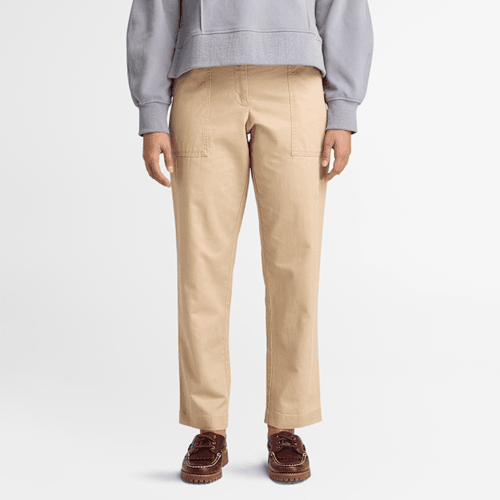 Pantalon utilitaire en lin Fatigue en beige, , beige, Taille: 23 - Timberland - Modalova