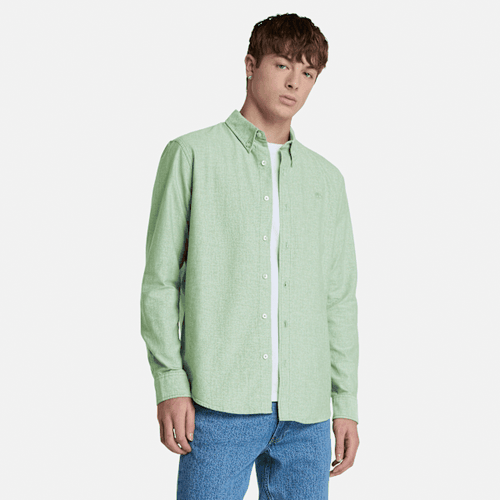 Chemise oxford en vert, , vert, Taille: L - Timberland - Modalova