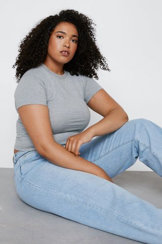 Grande Taille - Jean Droit En Denim Biologique - - 54 - Nasty Gal - Modalova