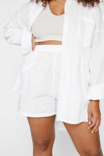 Grande Taille - Short Court En Popeline - - 44 - Nasty Gal - Modalova