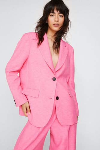 Veste De Tailleur Texturée - - 32 - Nasty Gal - Modalova