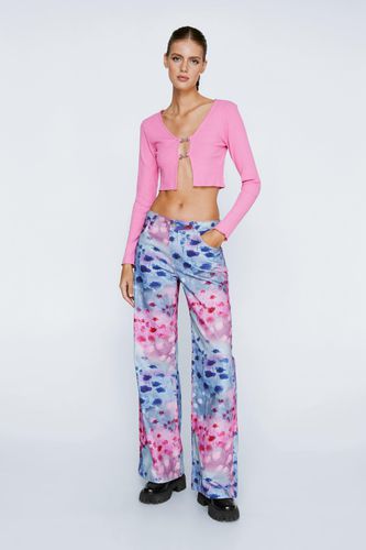 Jean Large Imprimé Floral - - 36 - Nasty Gal - Modalova