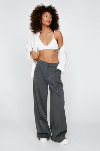 Pantalon De Tailleur Plissé - - 46 - Nasty Gal - Modalova