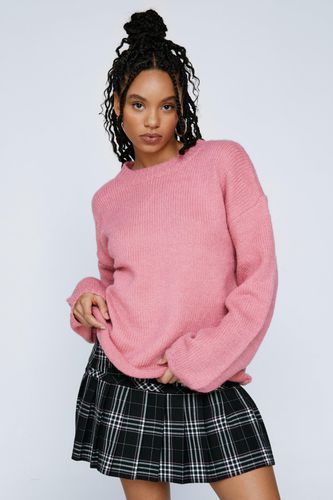 Pull Oversize À Col Rond - - L - Nasty Gal - Modalova