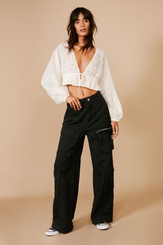 Pantalon Cargo Large À Poches - - 34 - Nasty Gal - Modalova