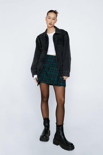 Veste En Jean À Manches Détachables - - S - Nasty Gal - Modalova