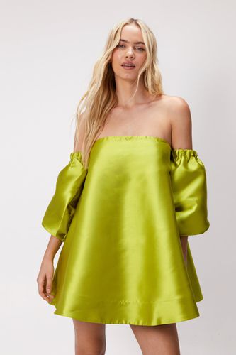 Mini Dressing Gown Col Bardot - - 34 - Nasty Gal - Modalova