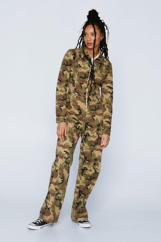 Combinaison Camouflage - - 38 - Nasty Gal - Modalova