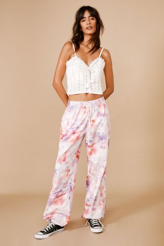 Pantalon Cargo Tie Dye - Rose - 32 - Nasty Gal - Modalova