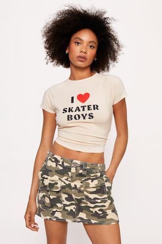 Mini Jupe Utilitaire Camouflage - - 34 - Nasty Gal - Modalova