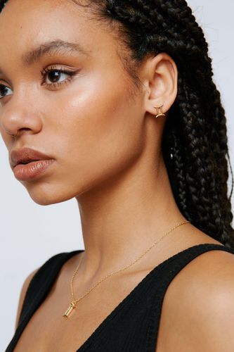 Lot En Plaqué Or Avec Collier Et Boucles D'Oreilles Gémeaux - - One Size - Nasty Gal - Modalova