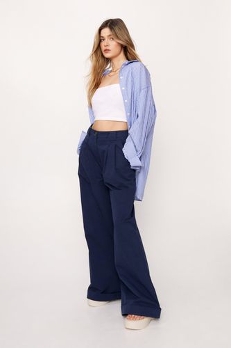 Pantalon Large En Coton Premium - - 36 - Nasty Gal - Modalova