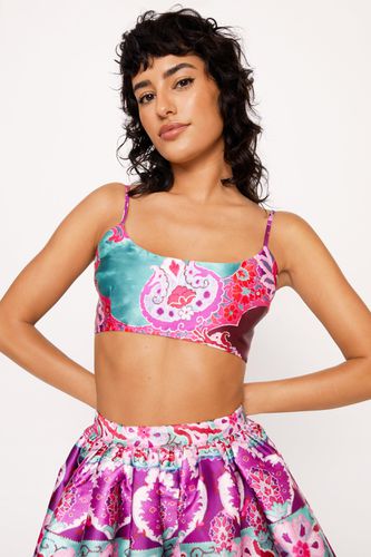 Brassière Structurée Fleurie - - 32 - Nasty Gal - Modalova