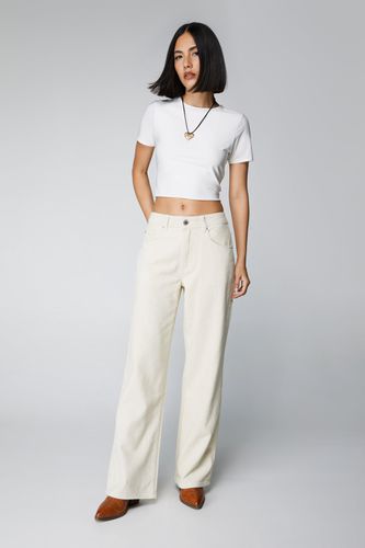 Corduroy Stacked Leg Trousers - - 40 - Nasty Gal - Modalova