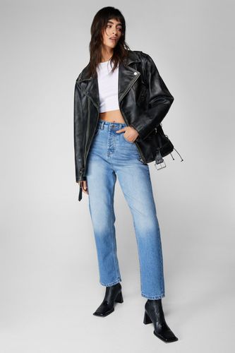 Jean Droit - Gris - 40 - Nasty Gal - Modalova