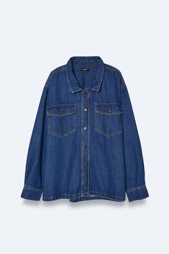 Plus Size Oversized Denim Jacket - - 52 - Nasty Gal - Modalova