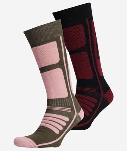 Damen Mountain Merino Socken im Doppelpack - Größe: One Größe - Superdry - Modalova