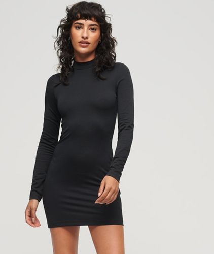 Damen Jersey-minikleid mit Angedeutetem Ausschnitt - Größe: 44 - Superdry - Modalova