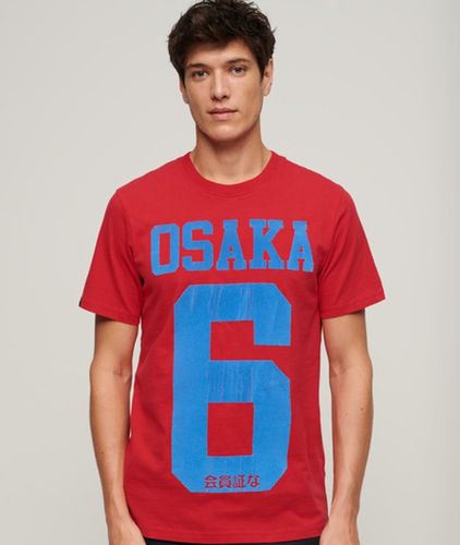 Men's Osaka T-shirt mit Grafik - Größe: L - Superdry - Modalova