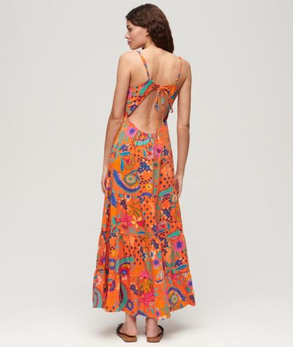 Damen Gesmoktes Maxi-trägerkleid - Größe: 36 - Superdry - Modalova