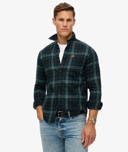 Herren Langärmeliges Holzfällerhemd aus Baumwolle - Größe: S - Superdry - Modalova