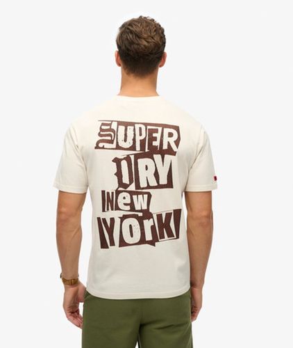 Herren Locker Geschnittenes Lo-fi T-shirt mit Punk-grafik - Größe: Xxl - Superdry - Modalova