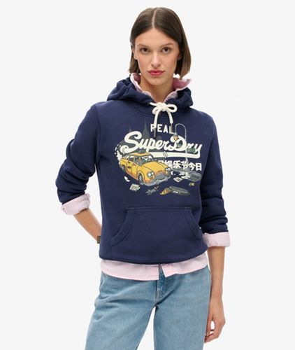 Damen New York Hoodie Mit Grafikprint, Größe: 44 - Superdry - Modalova