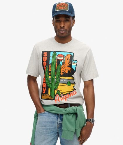 Herren Travel Postcard T-shirt mit Grafikprint - Größe: XL - Superdry - Modalova