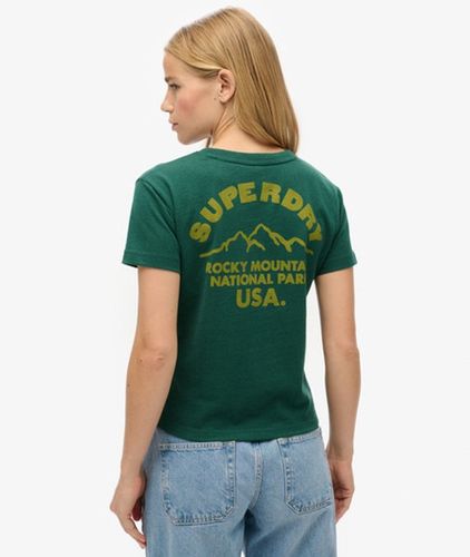 Damen Figurbetontes Lo-fi Outdoor-t-shirt - Größe: 38 - Superdry - Modalova